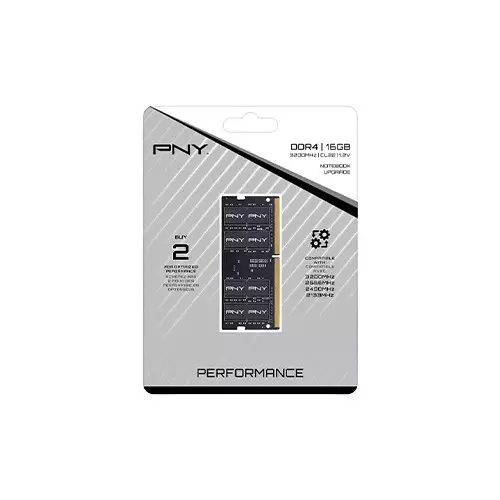 PNY Performance 16GB DDR4 DRAM 3200MHz CL22 SODIMM Laptop Ram-gallery-5