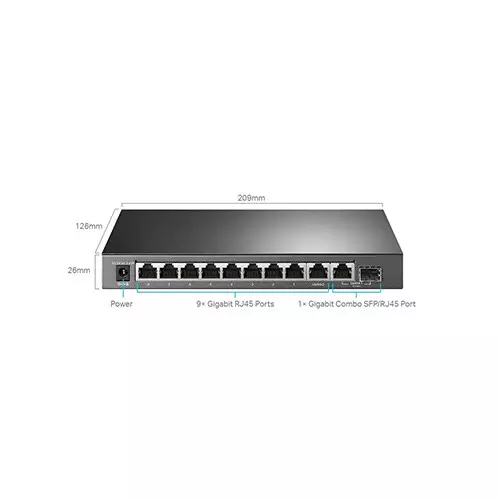 TP-Link TL-SG1210MPE 10-Port Gigabit Easy Smart Switch-gallery-1
