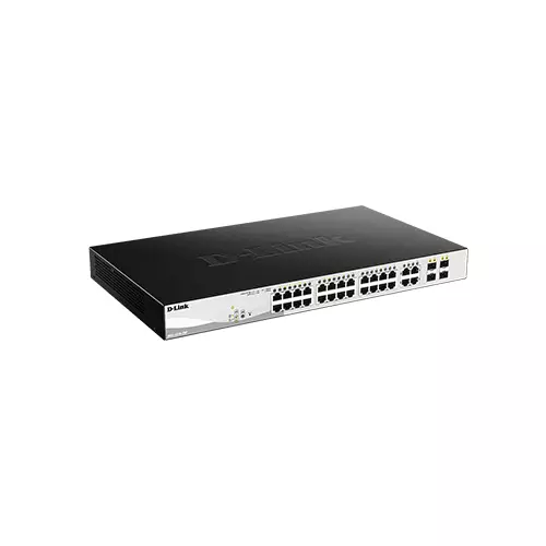 D-Link DGS-1210-28P 24 Port 10/100/1000 POE Smart Switch-gallery-1