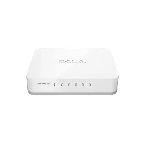 DLINK DGS-1005C 5 PORT 10/100/1000 MBPS UNMANAGED SWITCH