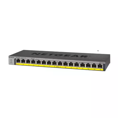 Netgear GS116LP 16-Port Gigabit Ethernet Rackmount Unmanaged PoE/PoE+ Switch-gallery-2