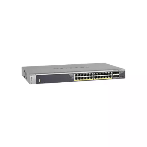 Netgear 24-Port ProSafe Gigabit L2 Manage+PoE Switch+4SFP-gallery-1