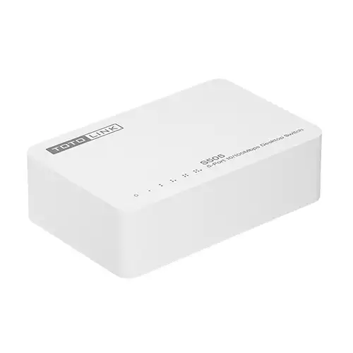TOTOLINK S505 5-Port 10/100Mbps Desktop Switch5-Port 10/100Mbps Desktop Switch
