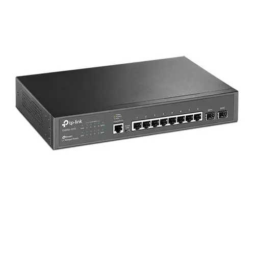 Tp-Link T2500G-10TS JetStream 8-Port Gigabit L2 Managed Switch with 2 SFP Slots-gallery-1