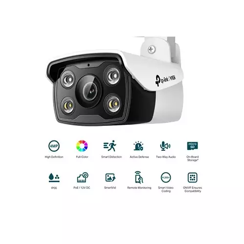 TP-Link VIGI C340 4MP 2.8MM Outdoor IR Bullet IP Camera-gallery-1