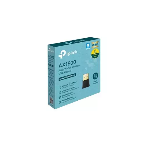 TP-Link Archer TX20U Nano AX1800 Dual Band Wi-Fi 6 Wireless USB Adapter-gallery-1