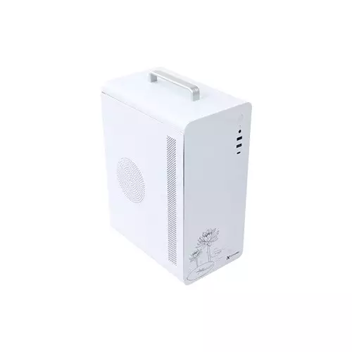 Xtreme U200 Mid Tower Micro ATX Desktop White Case With PSU-gallery-1