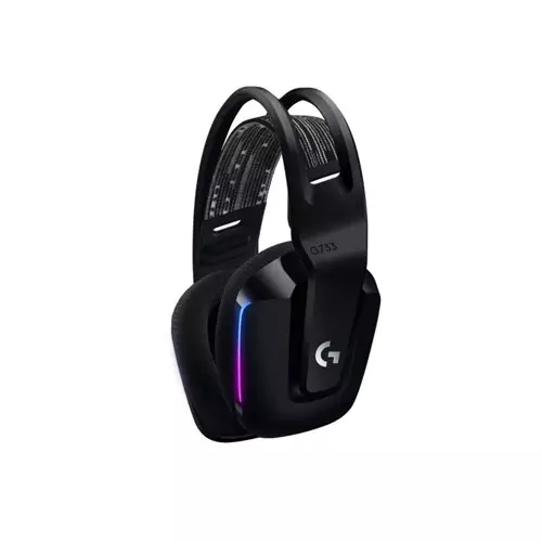 Logitech G733 Lightspeed Wireless RGB Gaming Headset (Black)-gallery-1