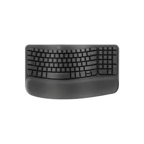 Logitech Wave Keys Easy-Switch Wireless Ergonomic Keyboard-gallery-1
