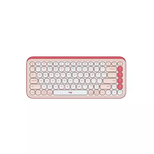 Logitech POP Icon Keys Easy-Switch Between up to 3 Devices Wireless Keyboard (Graphite & Green)-gallery-2