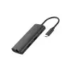A4tech DST-80C Type-C Male To Dual USB Type-C & HDMI Female Converter (Black)-gallery-1