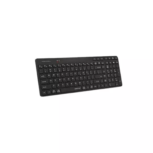 A4tech FBK27C AS Fstyler Wireless Rechargeable Keyboard (Black)-gallery-1