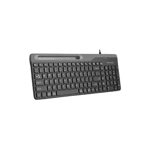 A4TECH FK25 Fstyler 2-Section Compact Keyboard - Black-gallery-1
