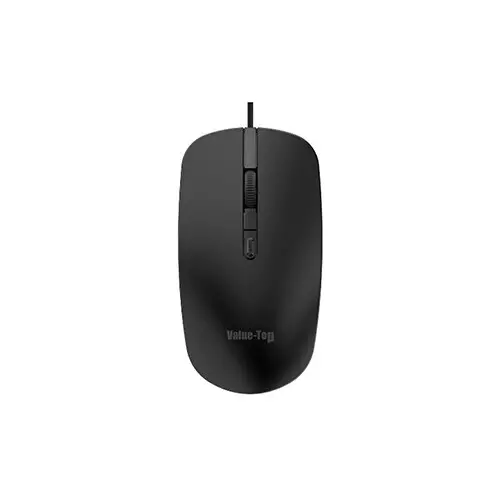 Value-Top MU627B 4D 2000 DPI Wired Mouse (Black)-gallery-2