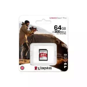 Kingston Canvas React Plus 128GB UHS-II SD Memory Card