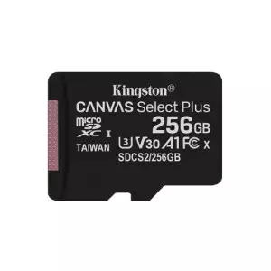 Kingston Canvas Select Plus 256GB UHS-I microSDXC Memory Card-gallery-1