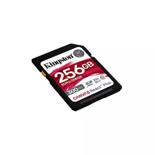 Kingston Canvas React Plus 256GB SDXC UHS-II Memory Card-gallery-1