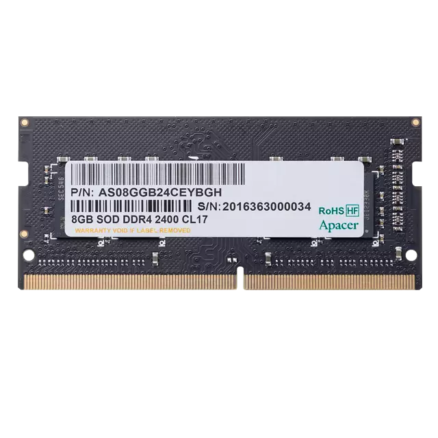 APACER Notebook 8GB DDR4 2400MHz  Laptop RAM