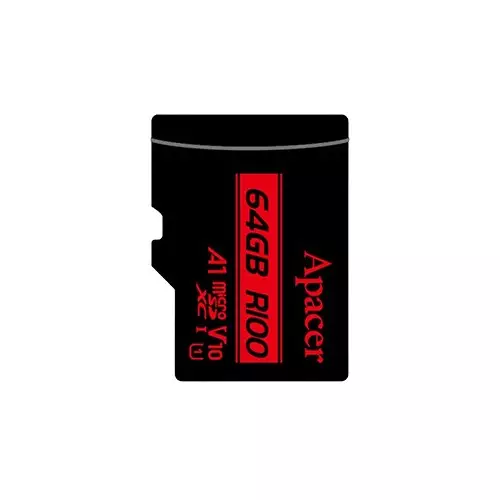 Apacer R100 64GB UHS-I U1 V10 Class10 MicroSDHC/SDXC Memory Card with Adapter-gallery-2