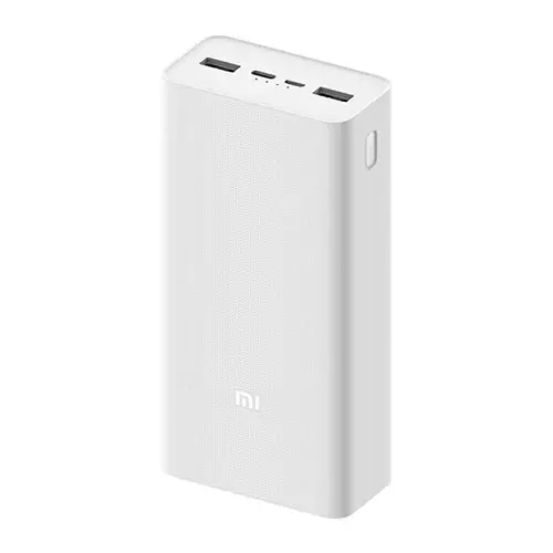 Mi 30000mAh V3 USB-C 18W Power Bank (White)