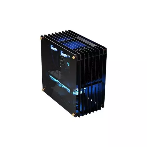 Value-Top Mloong Grid Series Open-Frame Gaming Case (Black)-gallery-3