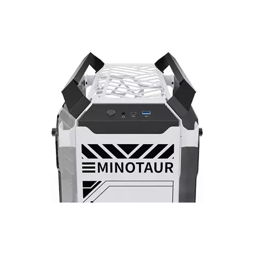 Value-Top Minotaur Mloong Series Open-Frame Gaming Case (White)-gallery-3