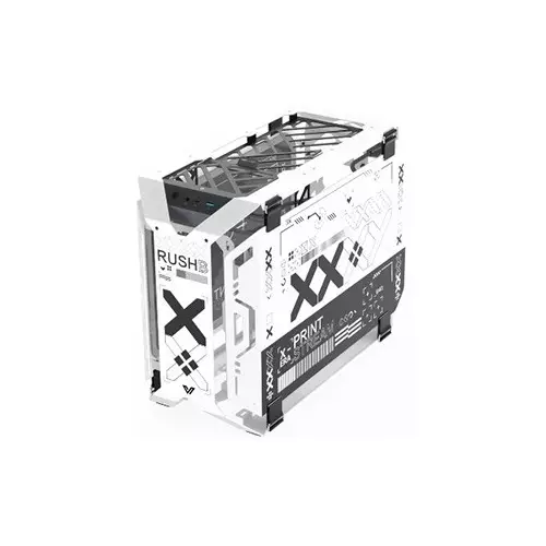 Value-Top X-Era Mloong Series Print Stream Open-Frame Gaming Case (White)-gallery-3