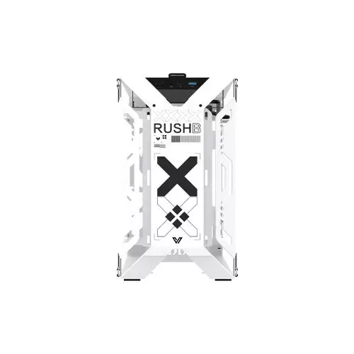 Value-Top X-Era Mloong Series Print Stream Open-Frame Gaming Case (White)-gallery-5