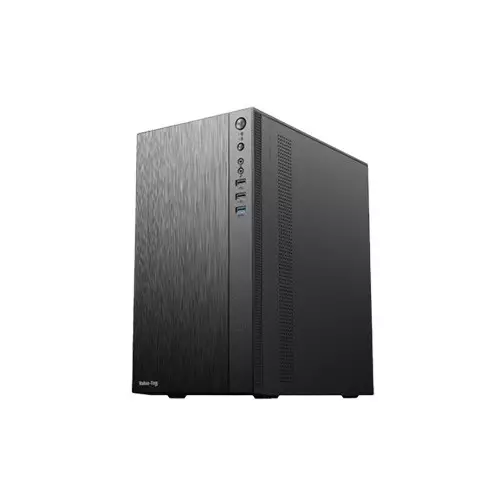 Value-Top VT-M100 Micro-ATX Mid Tower Black Computer Case With PSU-gallery-1