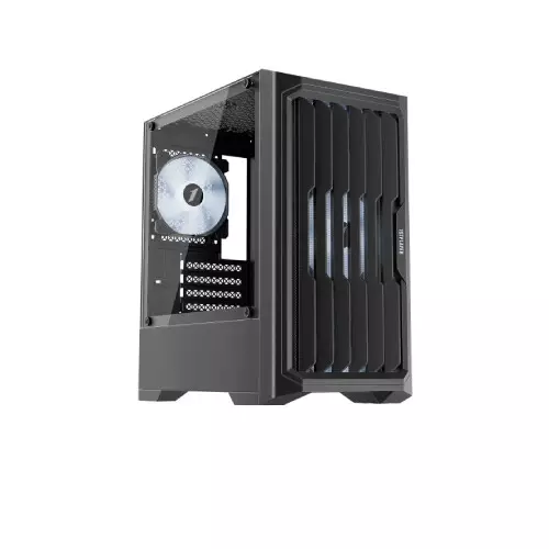 1STPLAYER H2 M-ATX Gaming Case (Black)-gallery-2