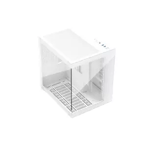 1st Player MV5-TP Mid Tower Micro-ATX Tempered Glass Transparent Gaming Case (White)-gallery-1