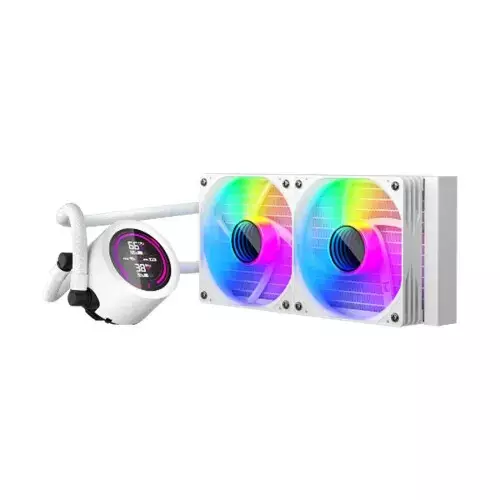 1STPLAYER TS4 240 ARGB Liquid CPU Cooler (White)-gallery-2