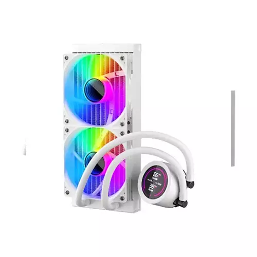 1STPLAYER TS4 240 ARGB Liquid CPU Cooler (White)-gallery-3