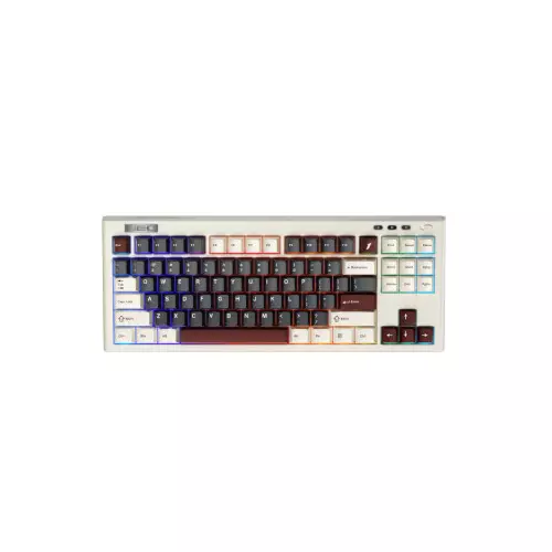 1STPlayer NEO87 Tri-Mode RGB Lavender Mechanical Switch Keyboard (ROME)-gallery-2