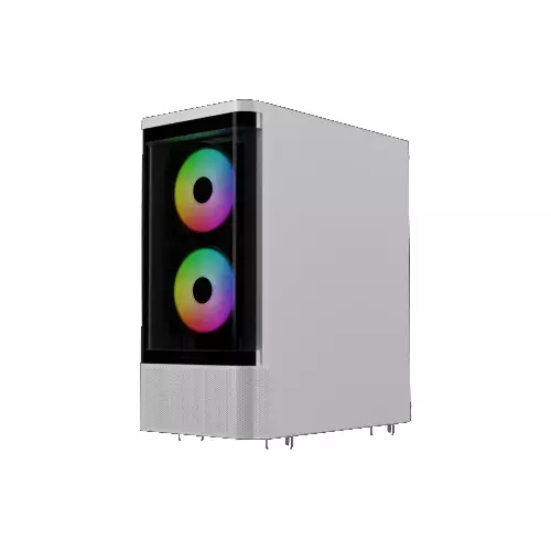 Gamdias TALOS E3 CG ARGB ATX Mid-Tower Gaming Casing (White)-gallery-2