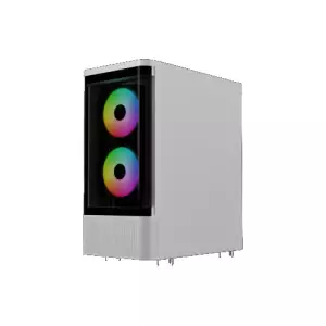 Gamdias TALOS E3 CG ARGB ATX Mid-Tower Gaming Casing (White)-gallery-2