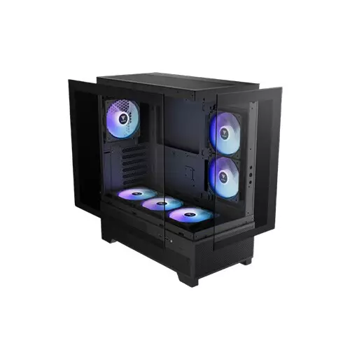 Gamdias AURA GC12 ARGB PANORAMIC Mid-Tower ATX Gaming Computer Case-gallery-3