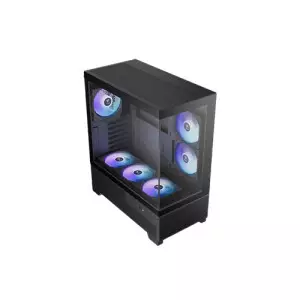 Gamdias AURA GC12 ARGB PANORAMIC Mid-Tower ATX Gaming Computer Case-gallery-2