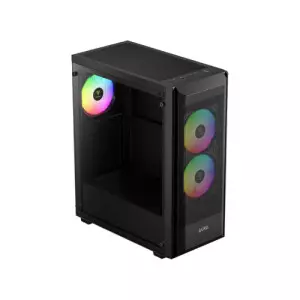 Gamdias Aura GC6 Elite ARGB Mesh Mid Tower ATX Gaming Desktop Case (Black)-gallery-2