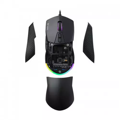 Rapoo V360 RGB Backlit Gaming Mouse (Black)-gallery-1