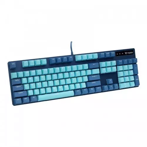 Rapoo V500 Pro Mechanical Gaming Keyboard (Cyan Blue)-gallery-1