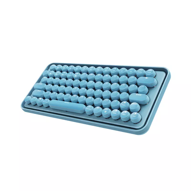 RAPOO RALEMO PRE 5 MULTI-MODE WIRELESS MECHANICAL KEYBOARD (BLUE)-gallery-1