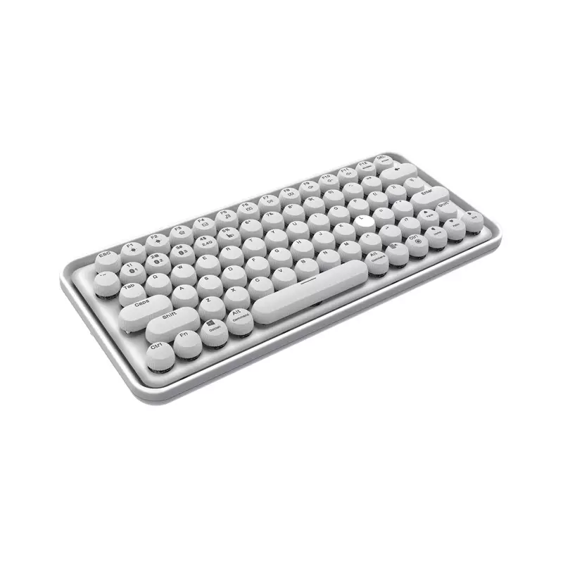 RAPOO RALEMO PRE 5 MULTI-MODE WIRELESS MECHANICAL KEYBOARD (SILVER)-gallery-1