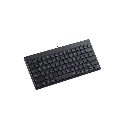 Rapoo NK8000 USB 80 Keys Wired Black Keyboard-gallery-1