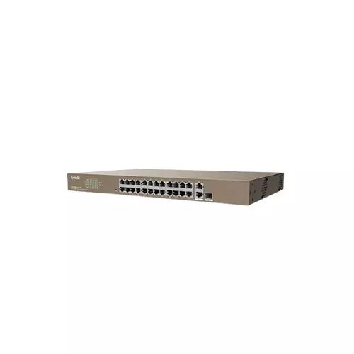 TENDA TEF1226P-24-410W 24FE+2GE/1SFP SMART SWITCH WITH 24-PORT POE-gallery-1