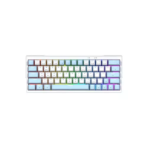 Fantech ATOM X63 MK611 Rosie Switch RGB Mechanical Keyboard (White)