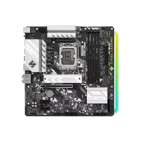 ASRock B660M Steel Legend PCIe 5.0 mATX Motherboard-gallery-1