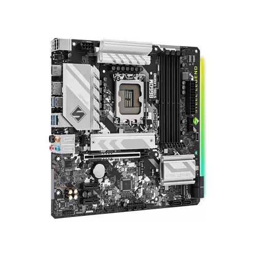 ASRock B660M Steel Legend PCIe 5.0 mATX Motherboard-gallery-2