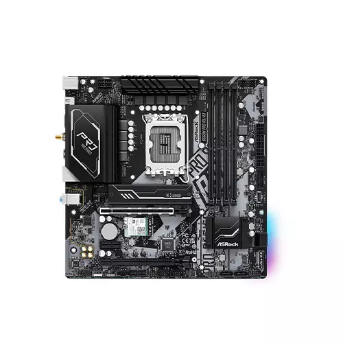 Asrock B660M PRO RS/AX 12th & 13th Gen Micro ATX Motherboard-gallery-1