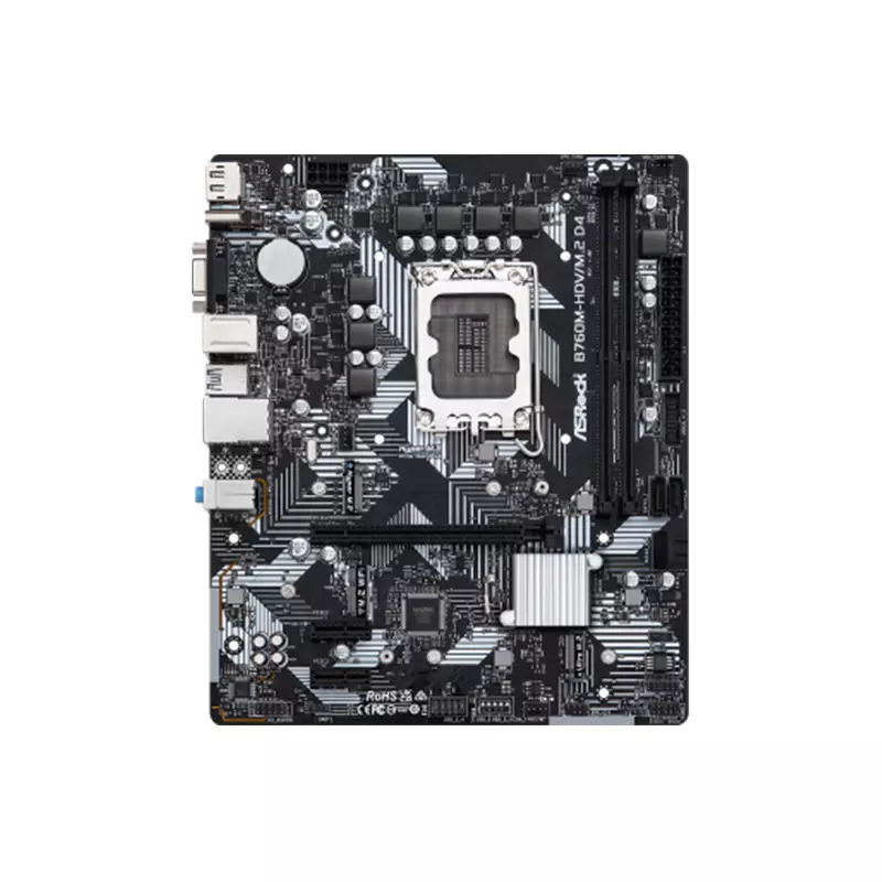 ASROCK B760M-HDV/M.2 DDR4 12TH & 13TH GEN MICRO ATX MOTHERBOARD-gallery-1